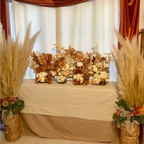 (4) Standing Floral Arrangements